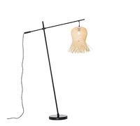 QAZQA - Oriental Outdoor Pole I Bollard I Post Floor lamp Bamboo IP44 - Carlos Garden- - Oriental - Suitable for LED E27 | 1 Light - Bamboo Bollard Light - Suitable for