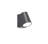 Qazqa - Outdoor lamp Anthracite with Motion Sensor incl. LED - Uma Garden- - Modern | 1 Light - Aluminium Outdoor Wall Light - Suitable for