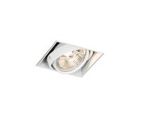 QAZQA - Recessed Spotlight I Downlight White GU10 AR70 trimless - Oneon- - Modern - Suitable for LED GU10 | 1 Way Light - Steel Recessed Way Light - Suitable for Living Room I Kitchen I Bedroom I