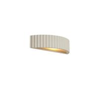 Qazqa Scandinavian wall lamp, wall Light - Plaster - Beige, max. 10W, e14, 30cm, Hall Way and Living Room