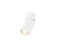 Qazqa - Smart Spotlight Ceiling White Adjustable incl. WiFi GU10 - Falo- - Modern - LED GU10 | 1 Way Light - Aluminium Surface-Mounted spotway Light - Suitable for Kitchen I Bedroom I