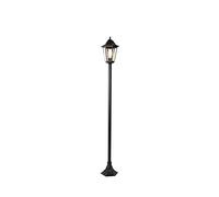Qazqa - Smart Standing Outdoor Pole I Bollard I Post lamp Black 170 cm incl. WiFi ST64 - New Orleans Garden- - Country - LED E27 | 1 Light - Aluminium Bollard Light - Suitable for