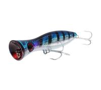 QAZWSXED LESANGBAIHUODIAN 1Pcs Popper Fishing 3D Augen with Treble Hooks 12cm 40g Topwater Hard Lure Soft Plastic Isca Artificial Fishing Lure Tackles (Color : NO8)