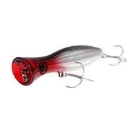 QAZWSXED LESANGBAIHUODIAN 1Pcs Popper Fishing 3D Augen with Treble Hooks 12cm 40g Topwater Hard Lure Soft Plastic Isca Artificial Fishing Lure Tackles (Color : NO1)