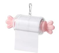 QAZWZG Parrot Rolling Paper Play Toy with Hanging Chain Parrot Rolling Paper Play Toy With Hanging Chain, Bird Shredding Toys, Mini Shred Roller(Pink)