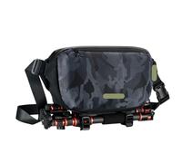 QAZWZG Shoulder Bag 10L Camera Sling Waterproof Scratch-Resistant for Lens Filter Drone Universal for Outdoors(DEEP Blue)