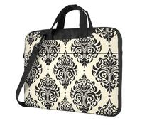 QAZWZML Asian Elephants Patterned 15.6 inch portable laptop bag with shoulder strap, can be worn as a crossbody bag