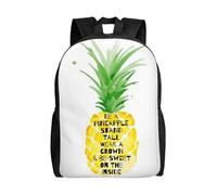 QAZWZML Be a pineapple prints men's and women's large laptop backpacks with compartments, waterproof travel backpacks, durable Oxford bags