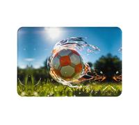QAZWZML Blitzkrieg Football Patterned doormats, Welcome mats, Suitable for Front Doors, backyards, Kitchens or bathrooms.