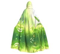 QAZWZML Cao Bang, Vietnam Printed Hooded Cape with Bow Tie and Zipperless Design, Suitable for Parties, Cosplay, and Themed Costumes