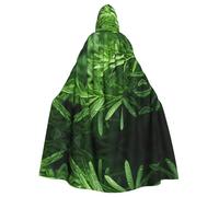 QAZWZML Cosplay cedarwood Printed Hooded Cape - Zipperless Bow Tie Oversized Masquerade Hooded Cape