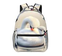 QAZWZML Cute little swan Laptop Backpack - Lightweight Daypack for Travel, Hiking, Business, Camping & Gym