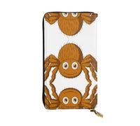 QAZWZML Cute Tarantula SpiderPrinted Clutch, Unisex Long Wallet, Coin Storage Bag Suitable for Travel and Daily use