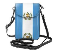 QAZWZML Flag of Guatemala Pattern crossbody bag, flap leather wallet, detachable shoulder strap, suitable for travel and camping.