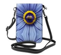 QAZWZML Flower heart bee Pattern crossbody bag, flap leather wallet, detachable shoulder strap, suitable for travel and camping.