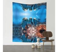 QAZWZML Funny Dolphin Looking at You Printed decorative tapestry, wall hanging, suitable for bedrooms, dormitories, picnic blankets, etc.