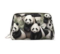 QAZWZML Giant panda watching the fun Printed Cosmetics Storage Bag Travel Home Toiletry Bag Suitable For Business Trips And Vacation Essentials