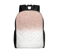 QAZWZML Glittery Pretty Pattern prints men's and women's large laptop backpacks with compartments, waterproof travel backpacks, durable Oxford bags
