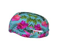QAZWZML Hello Hawaii prints headbandsweat absorbing and breathable neutral strap, suitable for gym and outdoor activities
