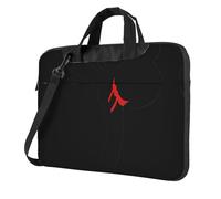 QAZWZML Karate Boy Changeable Belt Color Patterned 14 inch portable laptop bag with shoulder strap, can be worn as a crossbody bag