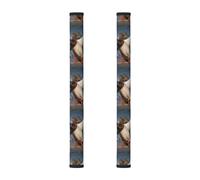 QAZWZML Mallard Duck Patterned Door Handle Gloves (2 Piece Set), Refrigerator Door Handle Protectors, for microwaves and ovens.