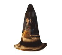 QAZWZML mice S prints Capes Stage Performances, Theater Performances, Cosplay Youth Hooded Capes