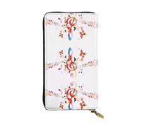 QAZWZML Music Butterfly Coin Storage Bag, Long Clutch, Mobile Phone Bag and ID Card Compartment are Suitable for Travel and Daily use