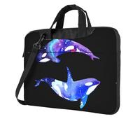 QAZWZML Orca Killer Whale Printed Laptop Tote Bag Crossbody Bag Suitable For Travel And Everyday Use 15.6 inch