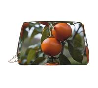 QAZWZML Persimmons on the tree Printed Cosmetics Storage Bag Travel Home Toiletry Bag Suitable For Business Trips And Vacation Essentials