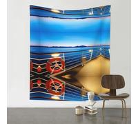 QAZWZML Pool Party Cruise Ship Wall decoration tapestry printed decorative tapestry 60 x 51 inches suitable for decorating walls sofas etc