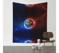 QAZWZML Space Planet Earth Wall decoration tapestry printed decorative tapestry 60 x 51 inches suitable for decorating walls sofas etc