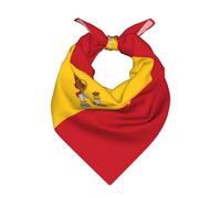 QAZWZML Spanish Flag Bandana, Red and Yellow, Polyester, Casual, 55x55cm, Unisex Adult