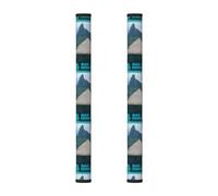 QAZWZML Tahiti Beach Patterned Door Handle Gloves (2 Piece Set), Refrigerator Door Handle Protectors, for microwaves and ovens.