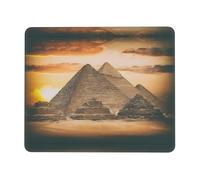 QAZWZML Vintage Great Egyptian Pyramid Printed Desktop Mouse Pad Desktop Gaming Mouse Pad Suitable For Office And Gaming 7.9 x 9.5 in