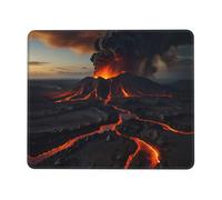 QAZWZML volcanic landforms Printed Desktop Mouse Pad Desktop Gaming Mouse Pad Suitable For Office And Gaming 7 x 8.6 in