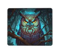 QAZWZML Wise Owl Printed Desktop Mouse Pad Desktop Gaming Mouse Pad Suitable For Office And Gaming 8.3 x 10.3 in