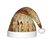 QAZWZML women in ancient egypt Patterned Christmas hats, children's Christmas hats, suitable for Christmas parties and New Year's parties.