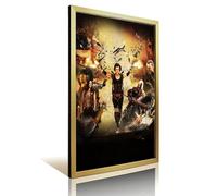 QAZXCZP Movie Resident Evil Poster26 Retro Framed Decorative Painting And Art Picture Print Modern Family Bedroom Decor16x24inch(40x60cm)