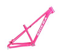 QAZXDRFG 15in Dirt Jump Bike Frame 27.5er Aluminum Alloy Mountain Bike Frame XC Racing Grade Hardtail Bike Frame 12 * 142mm Thru Axle Disc Brake Frame BSA BB73mm(Pink)