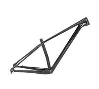 QAZXDRFG 27.5er 29er Carbon Fibre Mountain Bike Frame 15/17/19in Disc Brake Bike Frame XC Cyclocross Hardtail Frame 12 * 142mm Thru-Axle Mens Womens Bikes Frame(Glossy Black,29 * 19")