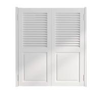 QAZXDRFG 31.5~51.2 inch Wide Cafe Saloon Doors with Metal Hinges, Modern Solid Wood Swing Door Interior Swinging Two-Way Open Half for House Kitchen Bar Doorway(White,W120xH100cm(47.2x39.
