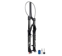 QAZXDRFG Downhill Mountain Bike Suspension Fork 26/27.5/29 inch for MTB XC AM FORK-160 1-1/8" Rebound Adjust QR 9mm Bicycle Front Fork
