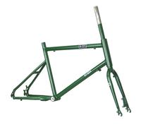 QAZXDRFG Road Bike Frames 40cm Disc Brake Bikes Frame Aluminum Alloy Rigid Frame 20er BMX Frames Support 451 Wheelset Quick Release Bikes Frame F100mm R 135mm QR(Green)
