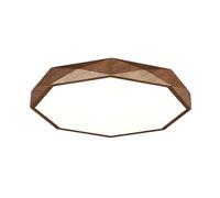 QAZXDRFG Southeast Asia LED Ultra Bright Ceiling Lamp Close to Ceiling Light Fixture with Wood Grain Modern Bedroom Ceiling Lights 3000k/4000K/6500k for Dining Room Kitchen IslandLobby