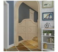 QAZXDRFG Swinging Saloon Doors, Wide Bar Two Way Open Interior Solid Wood Swing Door, 36" Door Height Porch Entrance For Kitchen Shop Counter 110cmx90cm