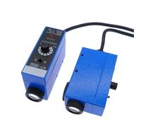 QAZXSEMUI 1pcs Color Code Sensor With Sensitive Adjusting Knob KT-RG22/BG22/WG22 10mm Mark Detection Photoelectric Switch(Kt-rg22)