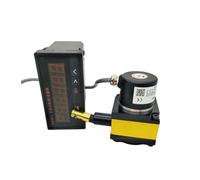 QAZYUIENW Linear Displacement Sensor 500mm Stroke Range Steel Wire Encoder with HB961 Digital Display Counter