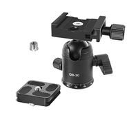 QB-30A Head Aluminum Alloy Panoramic-view Video Ballhead DSLR Camera Tripods Monopd Mount Quick Release