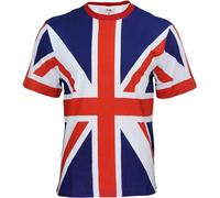 QB Classic Union Jack Flag t Shirt 100% Cotton Hand Printed (5-6 Year)