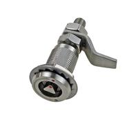 QBGJDOGE Compression Lock 304 Stainless Steel Distribution Box Subway Bullet Train Rail Transit Triangle Stretch Cam Lock 1Pcs(Ms816-3)